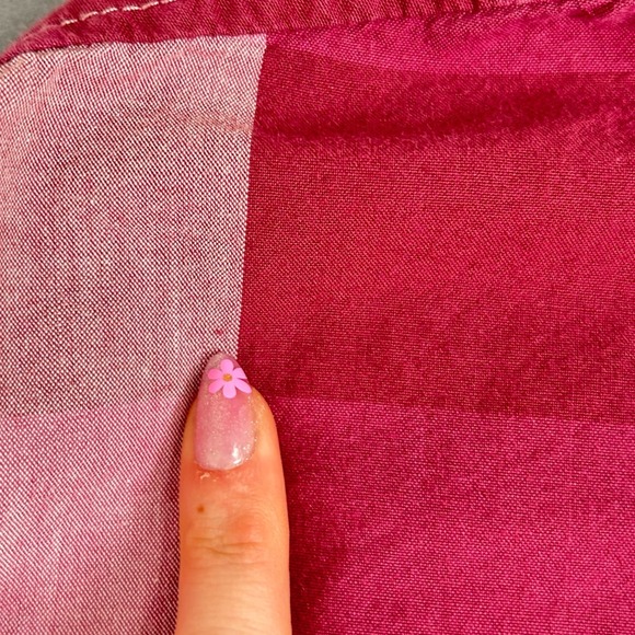 Ecko Unlimited Y2K Striped Shirt Men's Pink Button Down Skater Streetwear Large - Picture 10 of 11